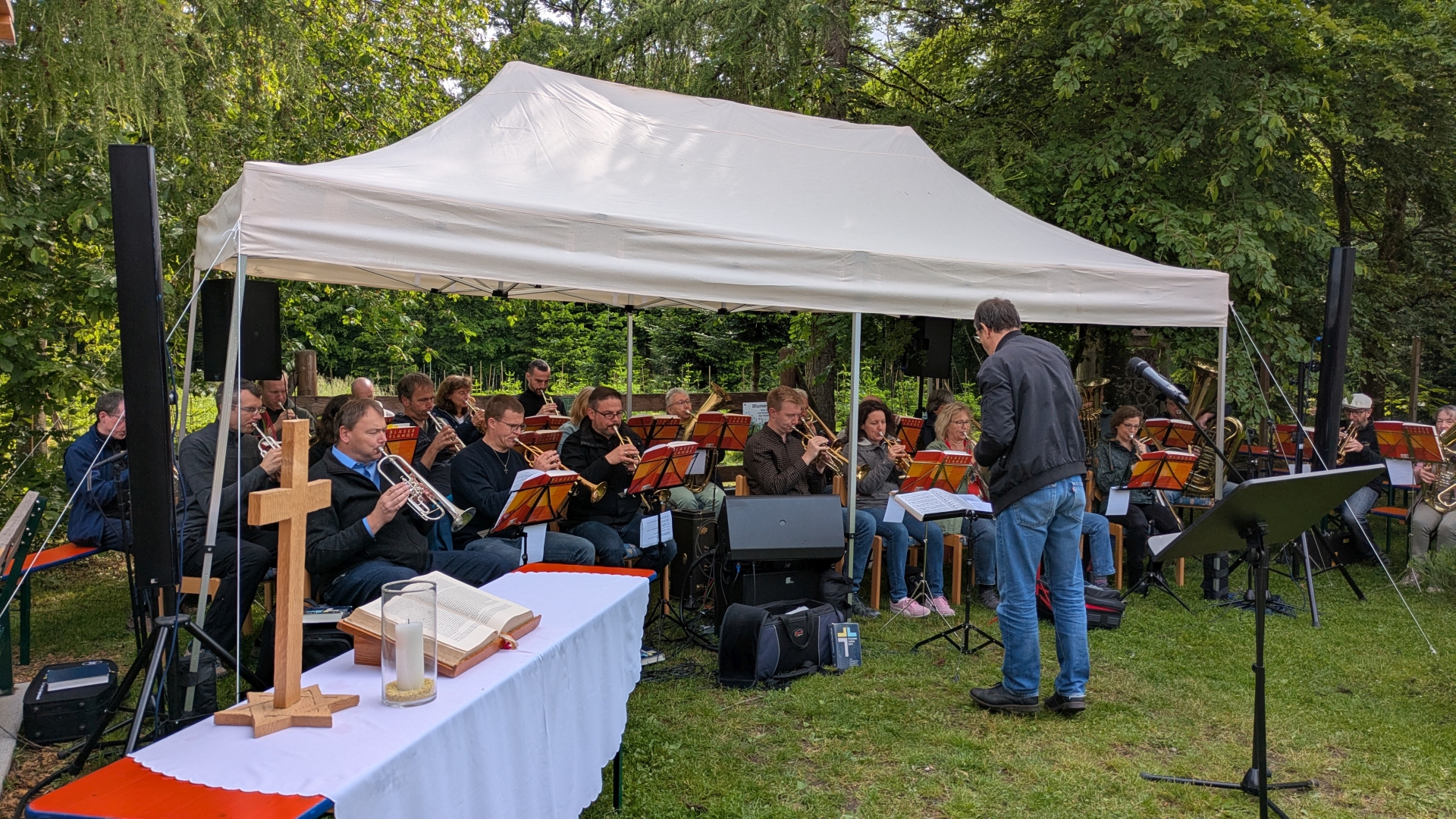 Distriktsgottesdienst am Flachter Waldhäusle